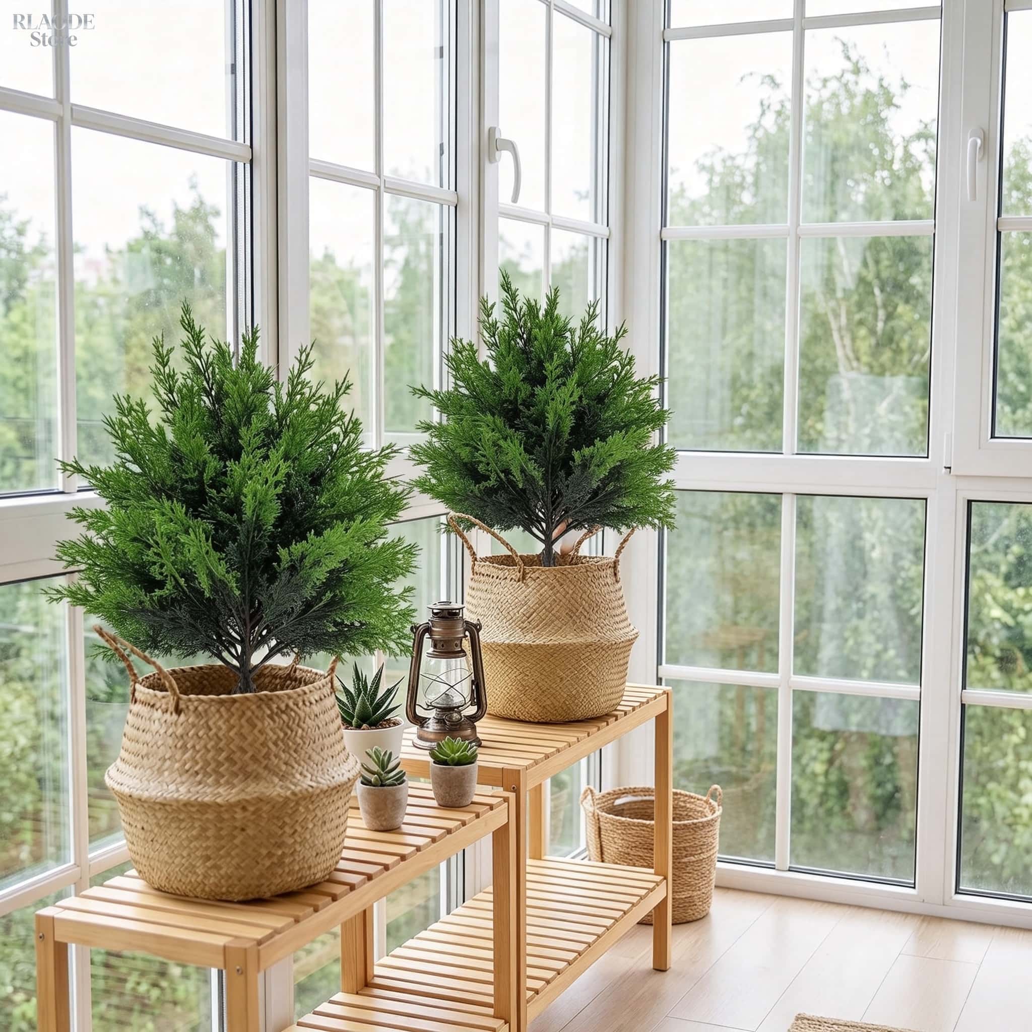 2pcs Outdoor Artificial Greene - Dracaena Marginata review and price