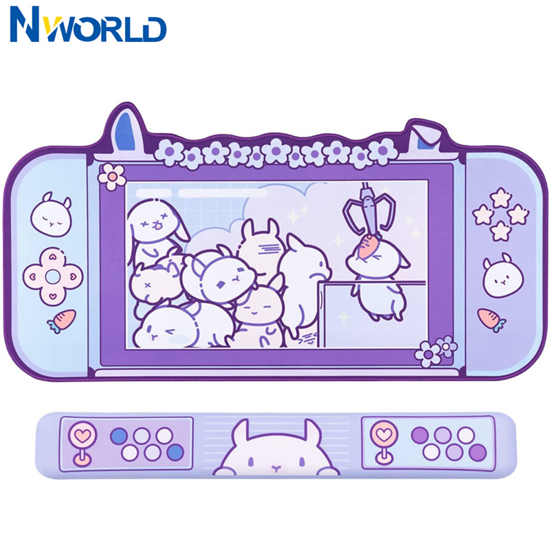 Large Kawaii Gaming Mouse Pad  - Tradescantia Purple review and price