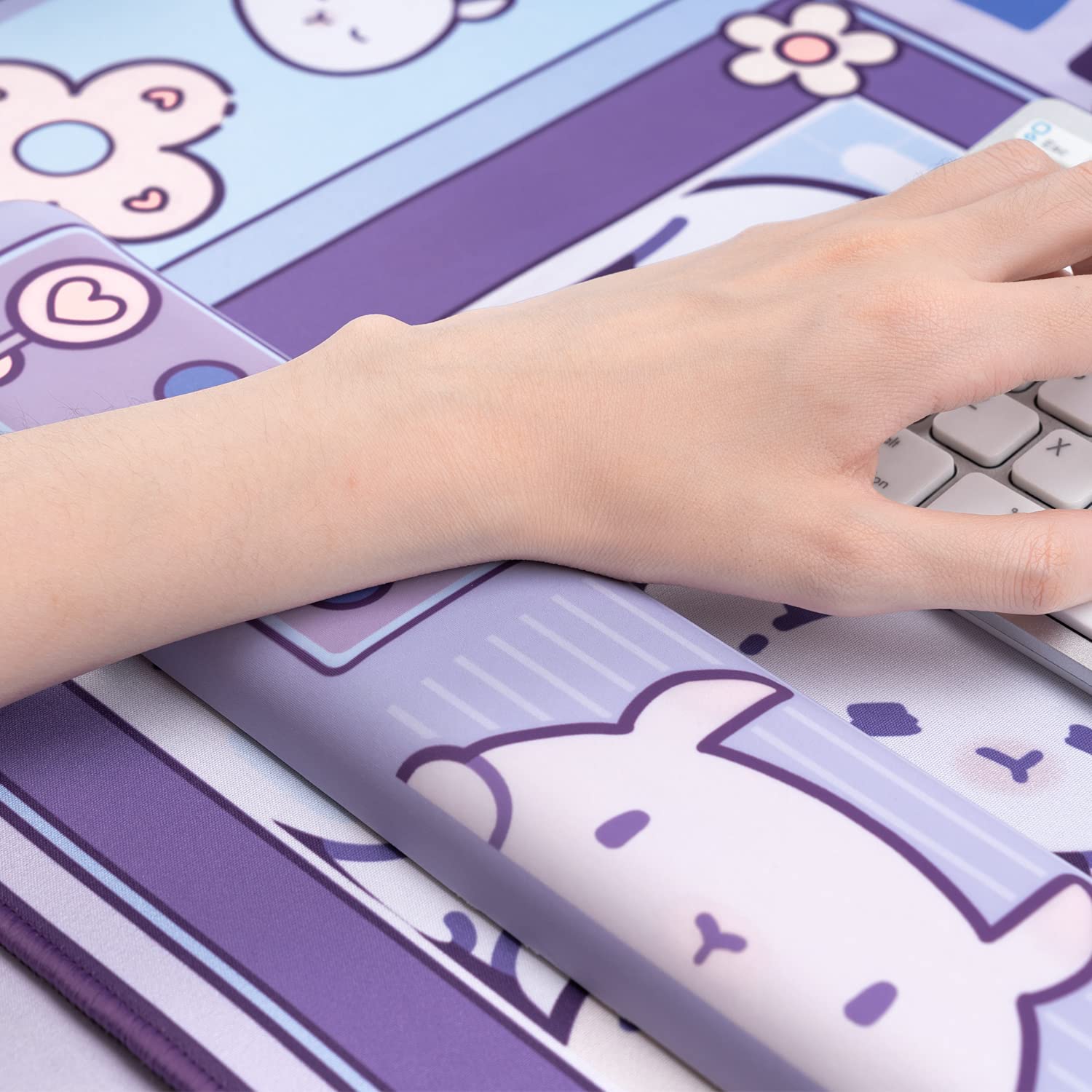 Large Kawaii Gaming Mouse Pad  - Tradescantia Purple review and price